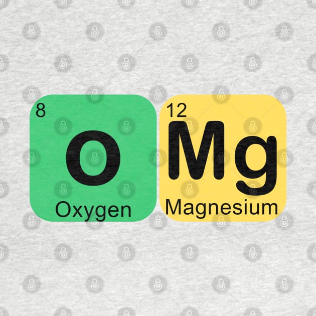 Periodic Table of Elements OMG by Geoji 